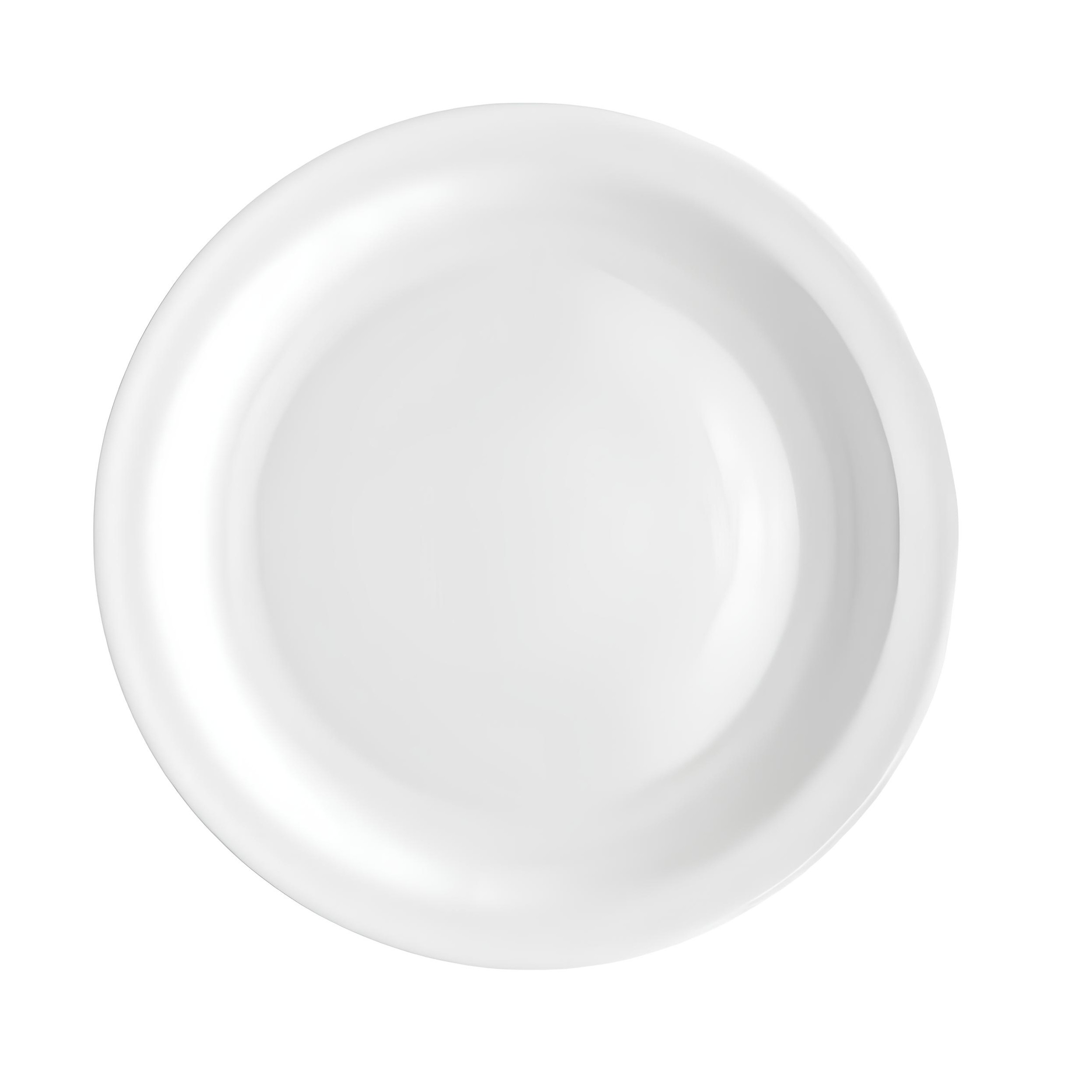 PRATO MESA VIDRO TEMPERADO OPAL 23,5CM 2CM CAREWARE SICURA  