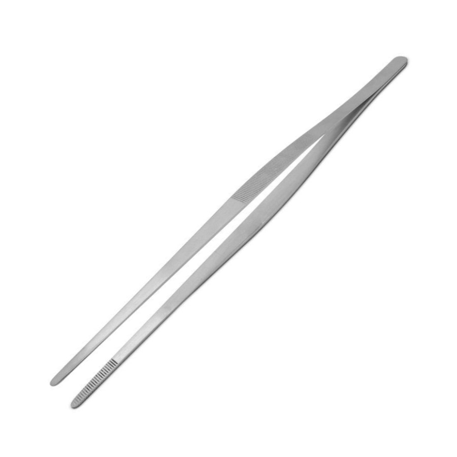 PINÇA RETA PRECISÃO CULINÁRIA INOX 30CM     