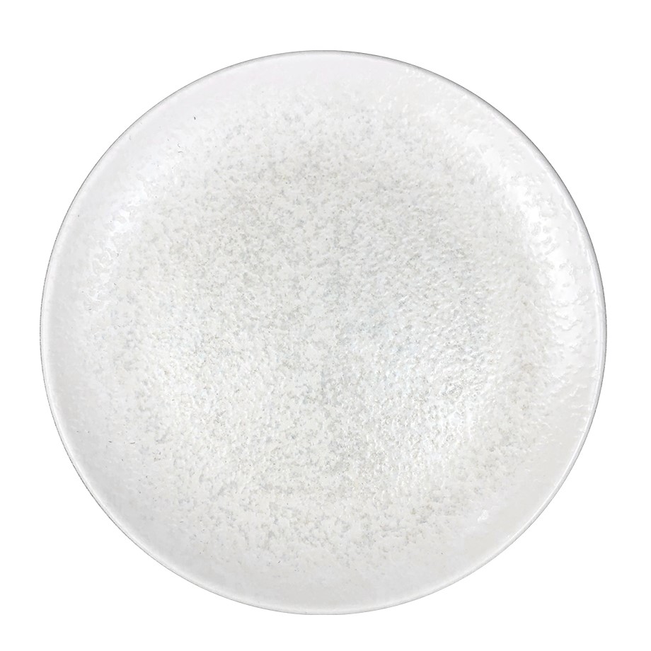 PRATO MESA PORCELANA 27CM GOURMET LUNAR BRANCA BONNA COM GARANTIA 