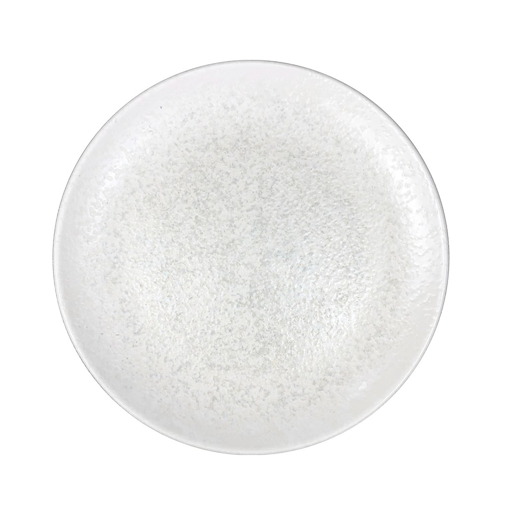 PRATO SOBREMESA PORCELANA 21CM GOURMET LUNAR BRANCA BONNA COM GARANTIA DE BORDA