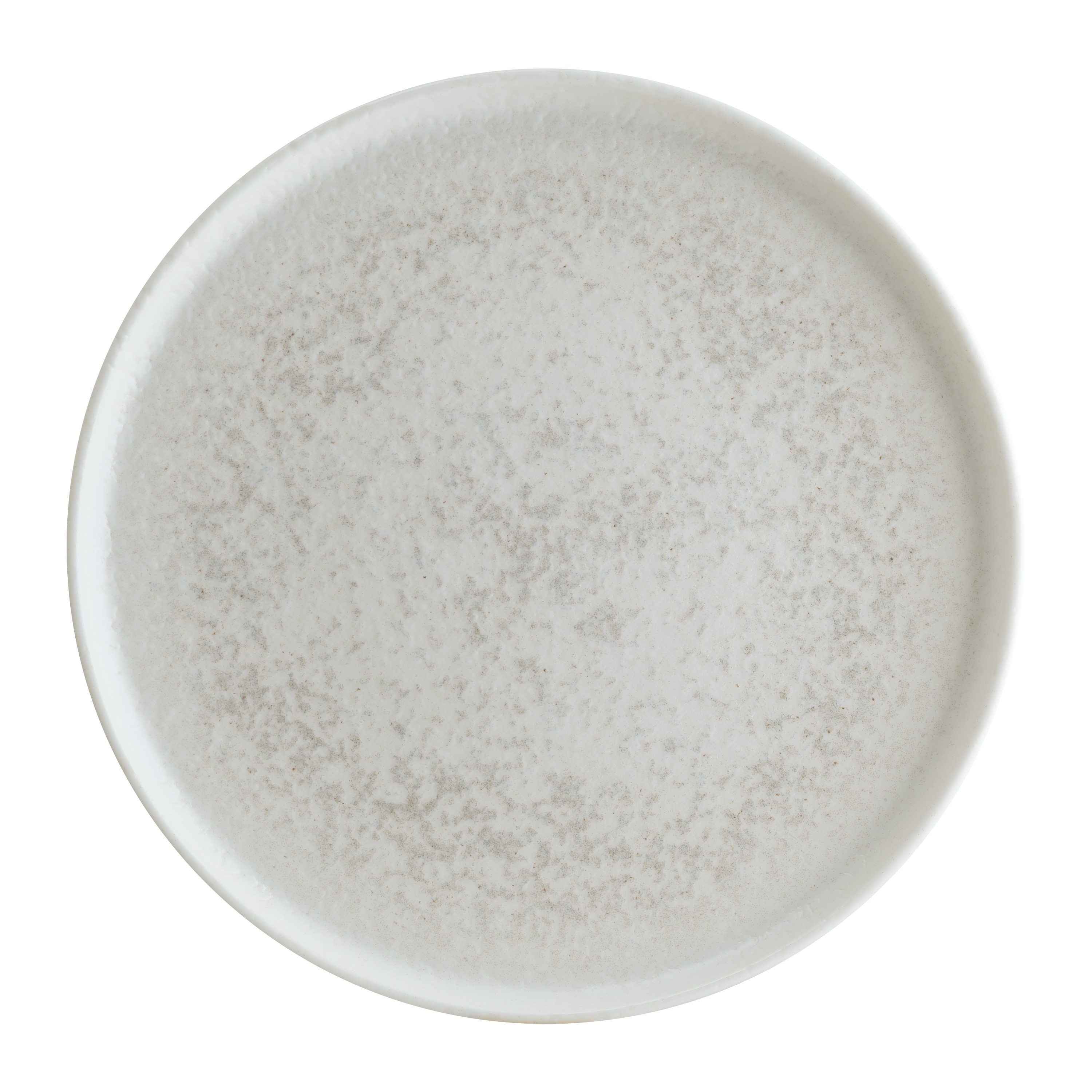 PRATO MESA PORCELANA 28CM HYGGE LUNAR BRANCA BONNA   