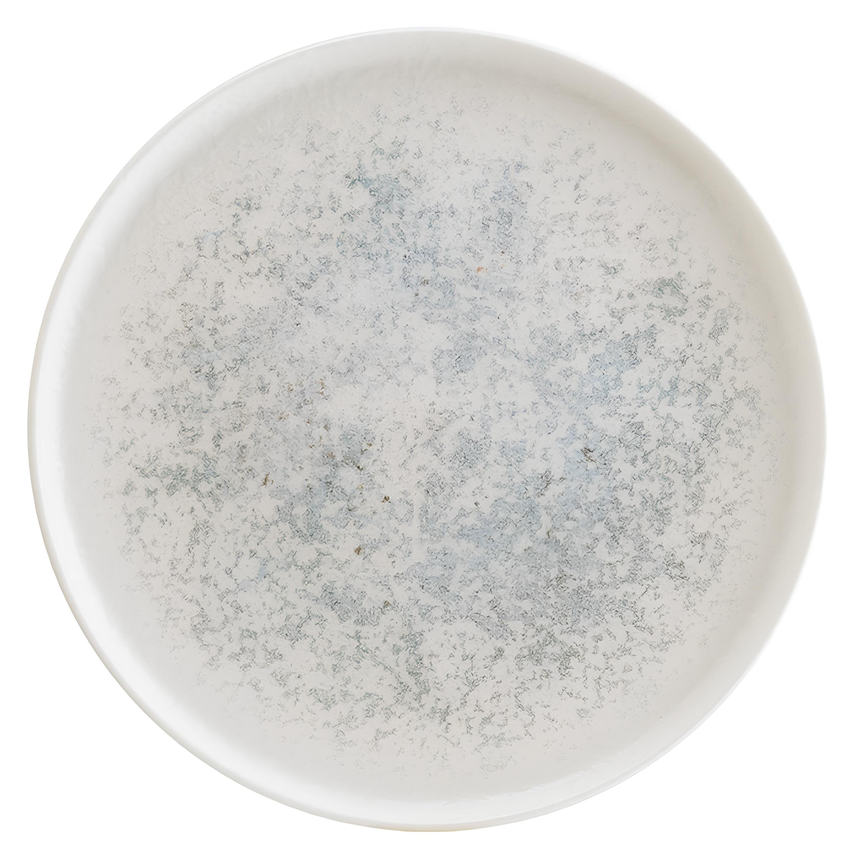 PRATO MESA PORCELANA 28CM LUNAR HYGGE OCEAN BLUE BONNA  