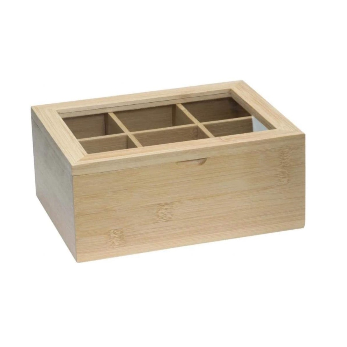 CAIXA CHÁ BAMBU 21X16CM ECOKITCHEN      