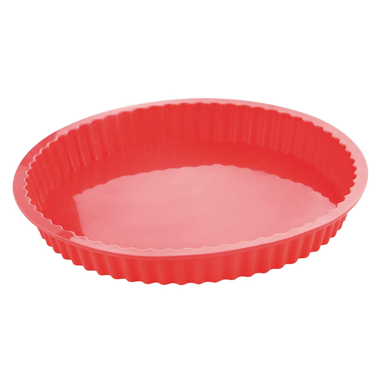 FORMA TORTA SILICONE 26,5CM VERMELHA