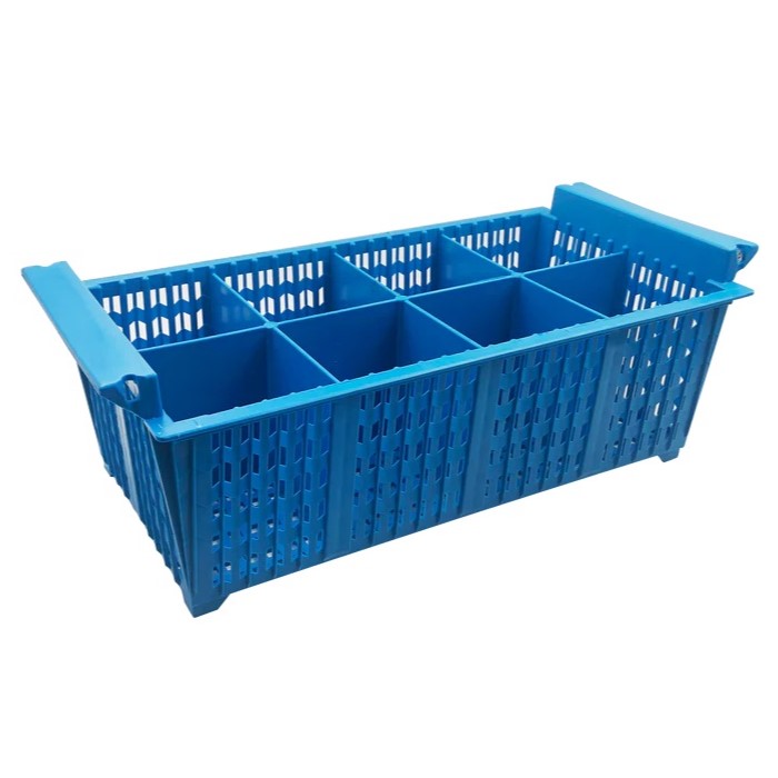 RACK LAVAGEM TALHERES 8 COMPARTIMENTOS 43X25,5CM     