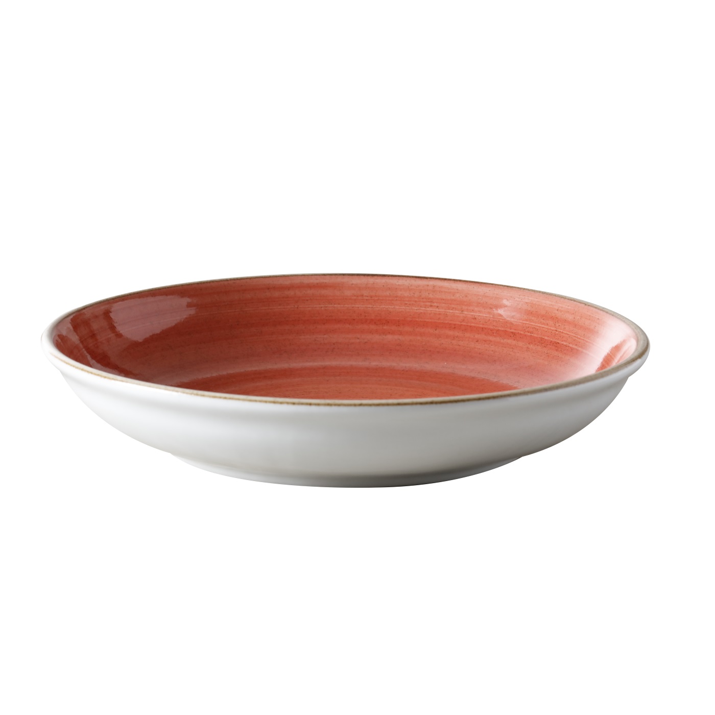 PRATO FUNDO PORCELANA 26CM 5CM ARTISAN SALMÃO    