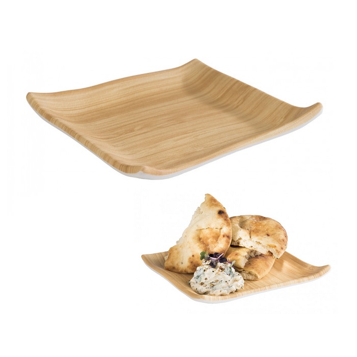TRAVESSA BUFFET MELAMINA 14,5X14,5CM H2,5CM BAMBOO