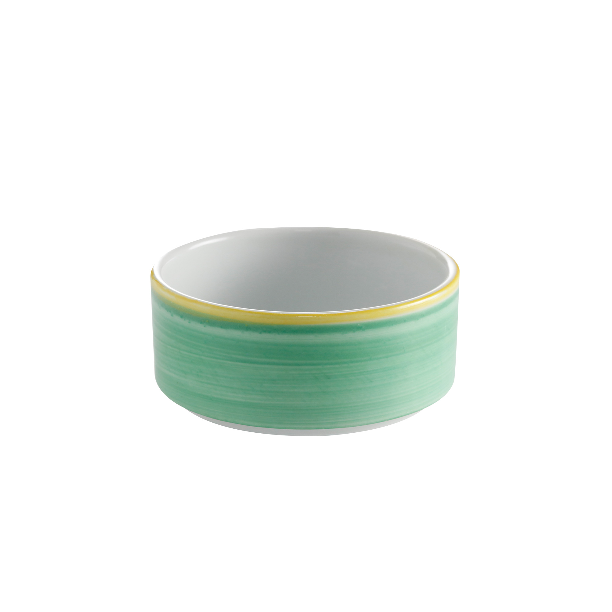 TIGELA EMPILHÁVEL PORCELANA 325ML 11CM VERDE CALYPSO    