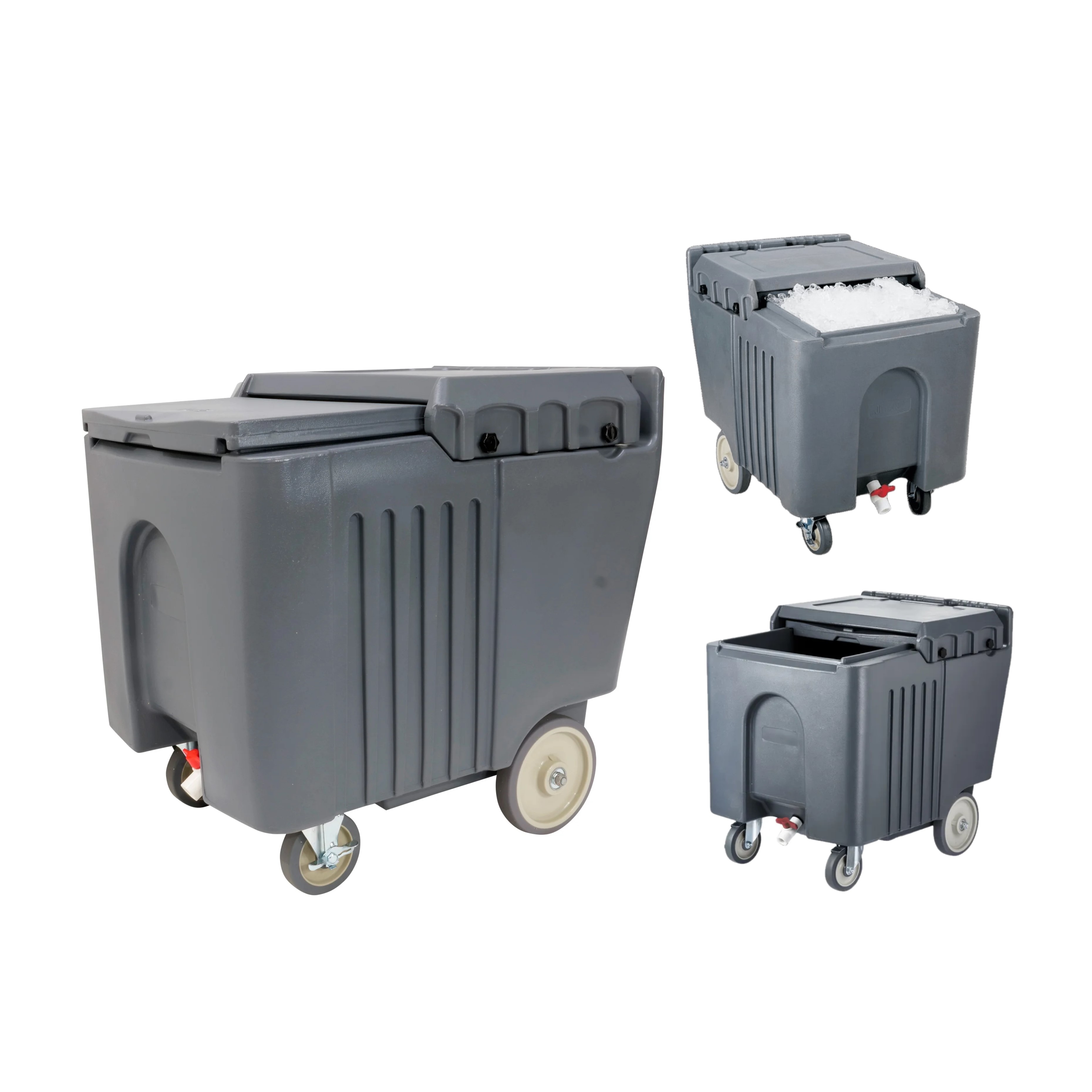 CARRO TRANSPORTE GELO POLIETILENO 87L 80X58,5CM     
