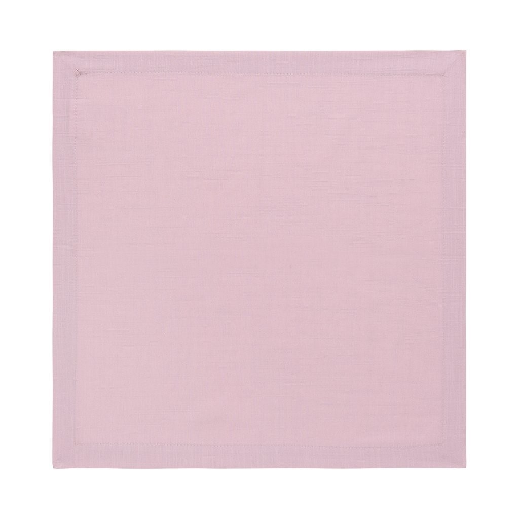 GUARDANAPO ALGODÃO 44X44CM ROSA VINTAGE CANNES     