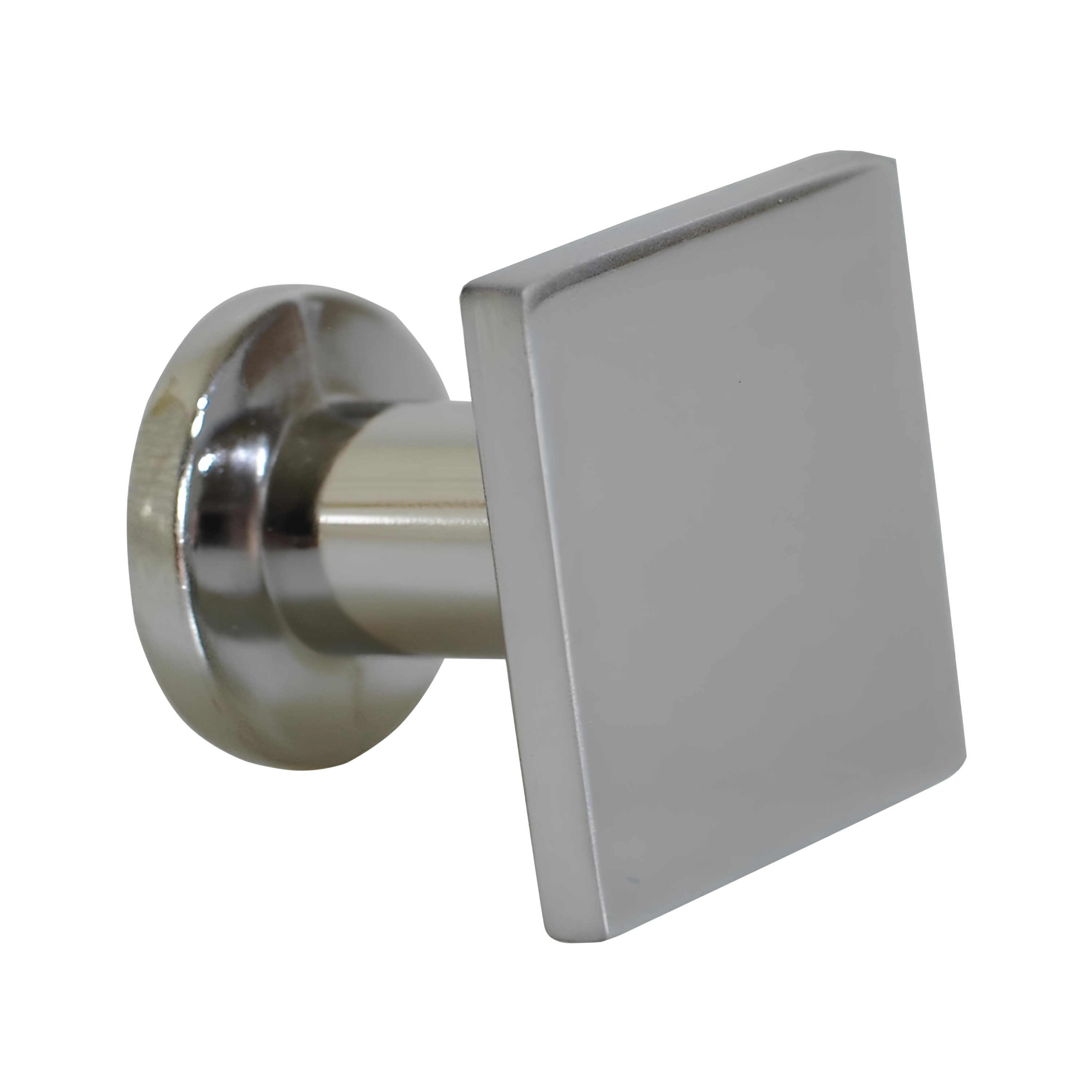 PUXADOR ZAMAK CROMADO 2,5X2,5CM QUADRO ARCHI     