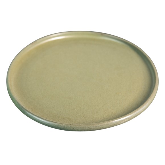 PRATO MESA CERÂMICA 28CM 2,5CM VERDE REAL CLASSIC   