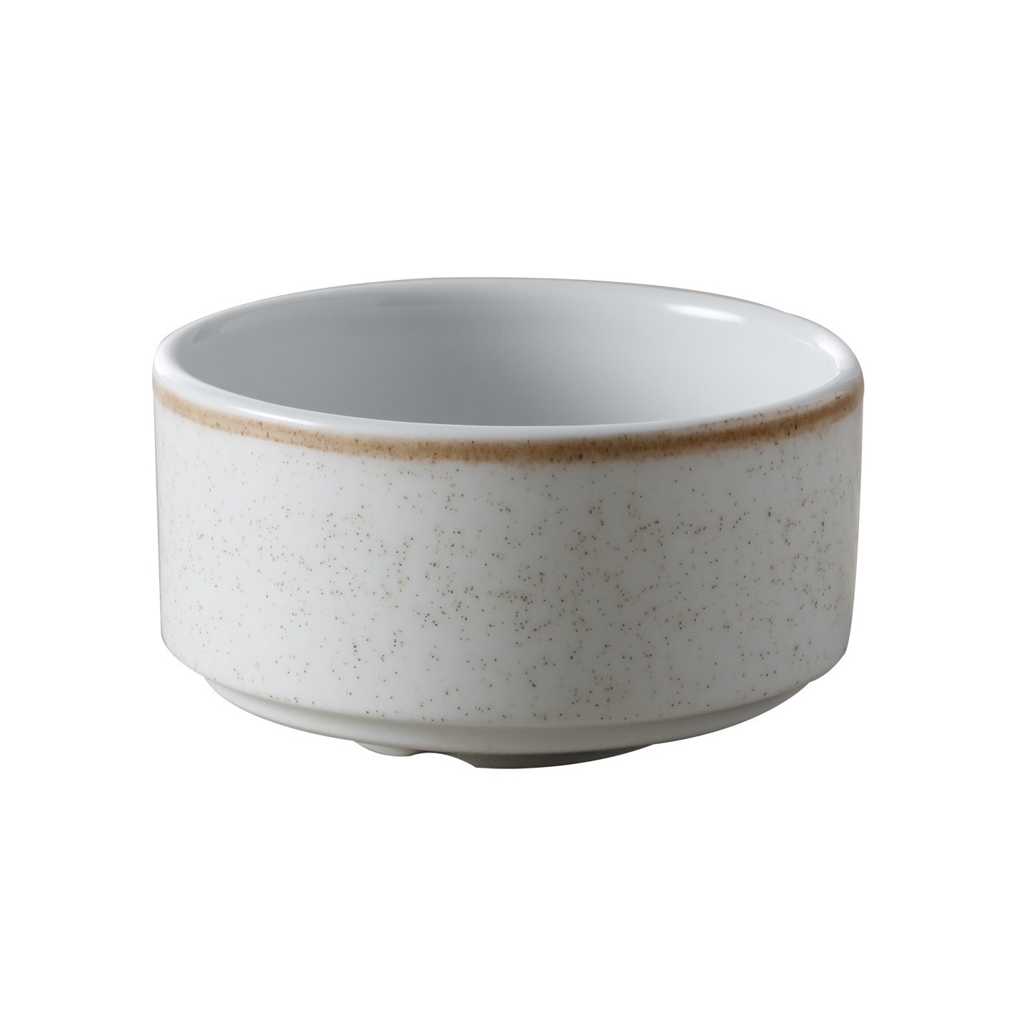 TIGELA EMPILHÁVEL PORCELANA 325ML 6CM BEGE ARTISAN    