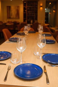 PRATO SOBREMESA CERÂMICA 20CM AZUL OXFORD NATIVA    