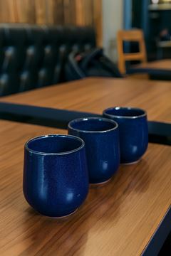 MOLHEIRA GRANDE CERÂMICA 270ML AZUL OXFORD NATIVA    