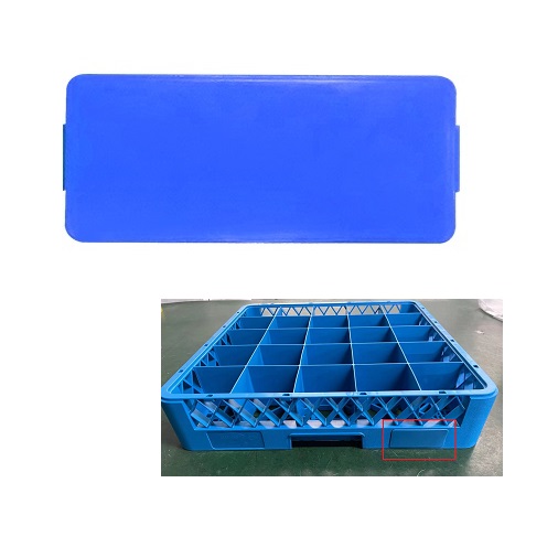 IDENTIFICADOR RACKS PLÁSTICO 11X5CM AZUL      