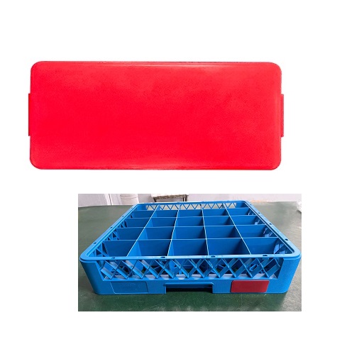 IDENTIFICADOR RACKS PLÁSTICO 11X5CM VERMELHO      