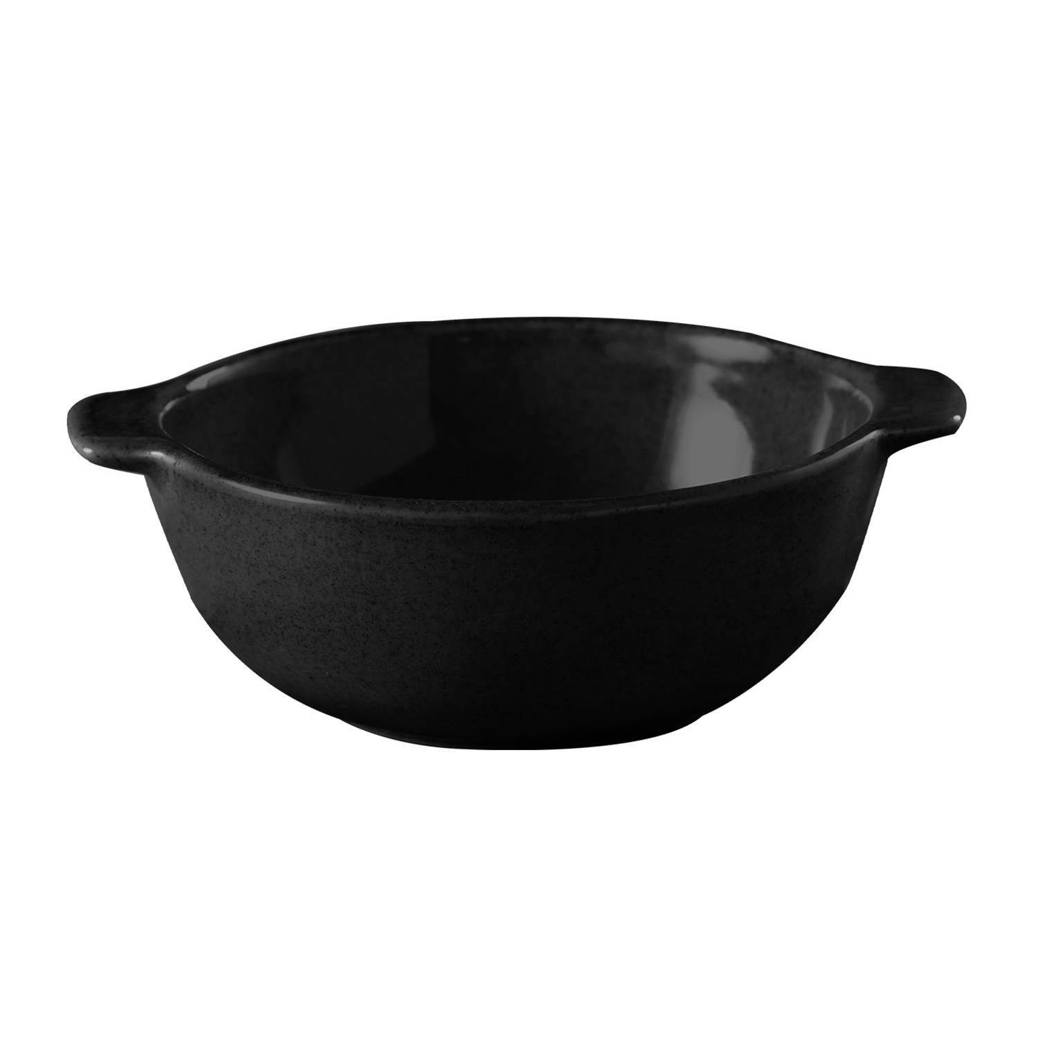 CAÇAROLA PORCELANA 16CM PRETA COSMOS      