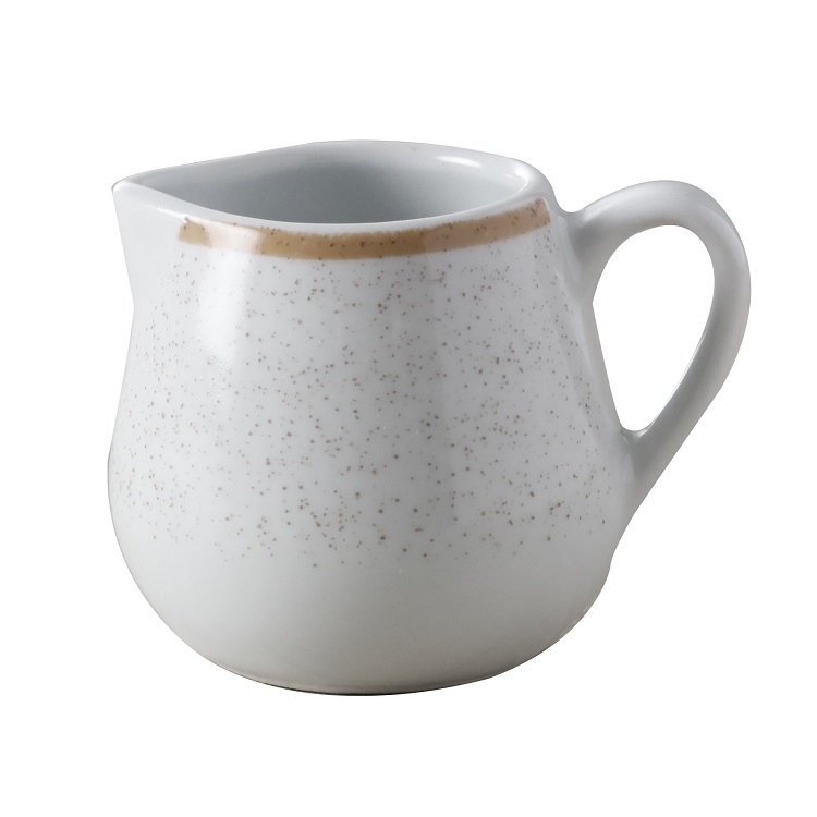 CREMEIRA PORCELANA 90ML 6CM BEGE ARTISAN     