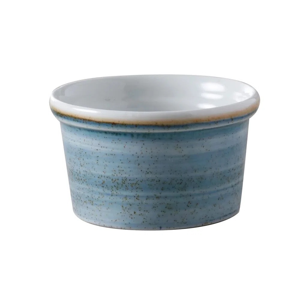 MOLHEIRA PORCELANA 8CM 100ML AZUL ARTISAN     