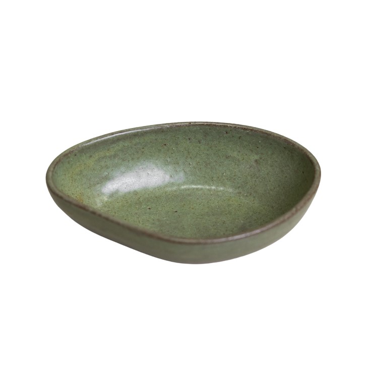 MOLHEIRA IRREGULAR N2 CERÂMICA 9 × 8 CM VERDE REAL 