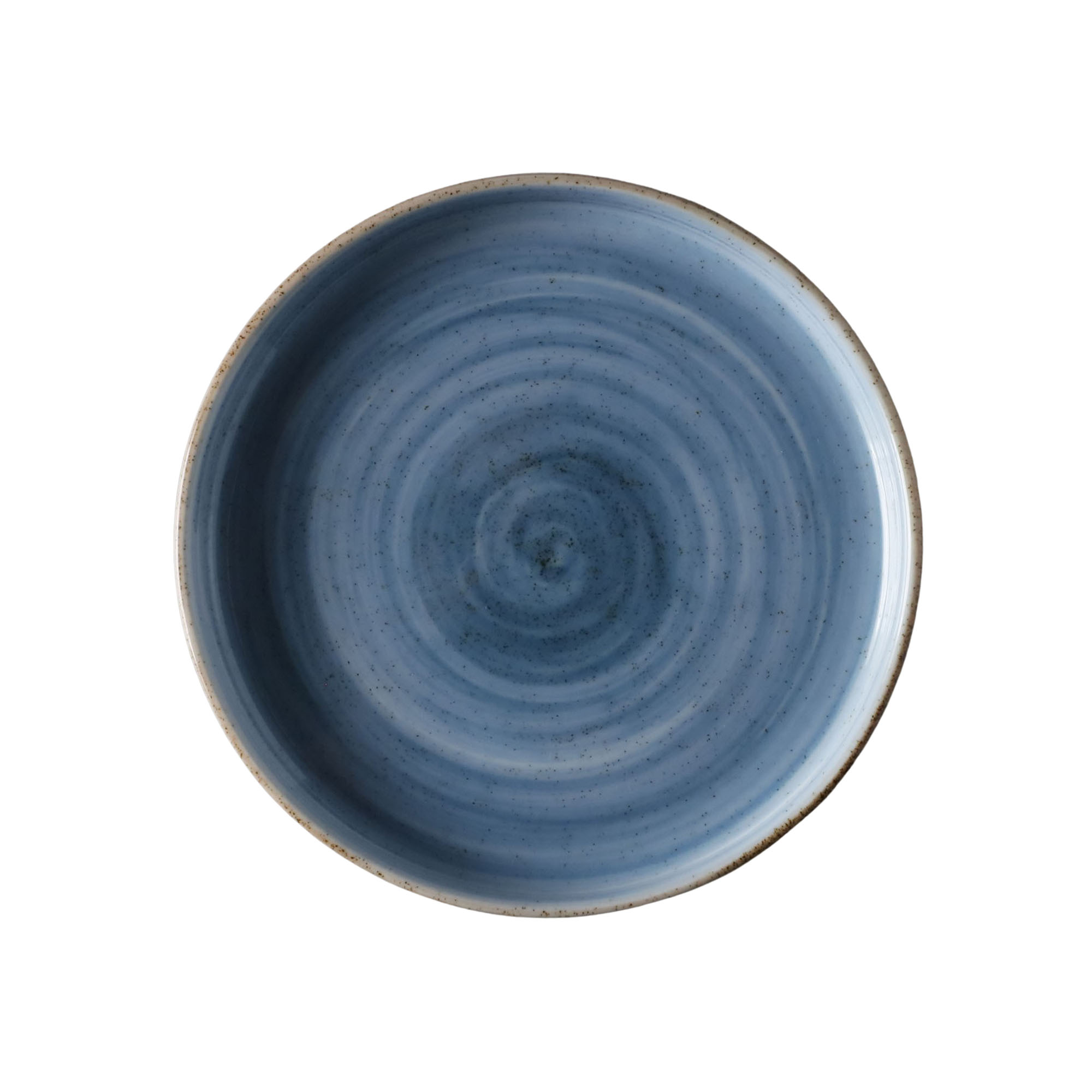 PRATO SOBREMESA PORCELANA 20CM AZUL RUSTIC     