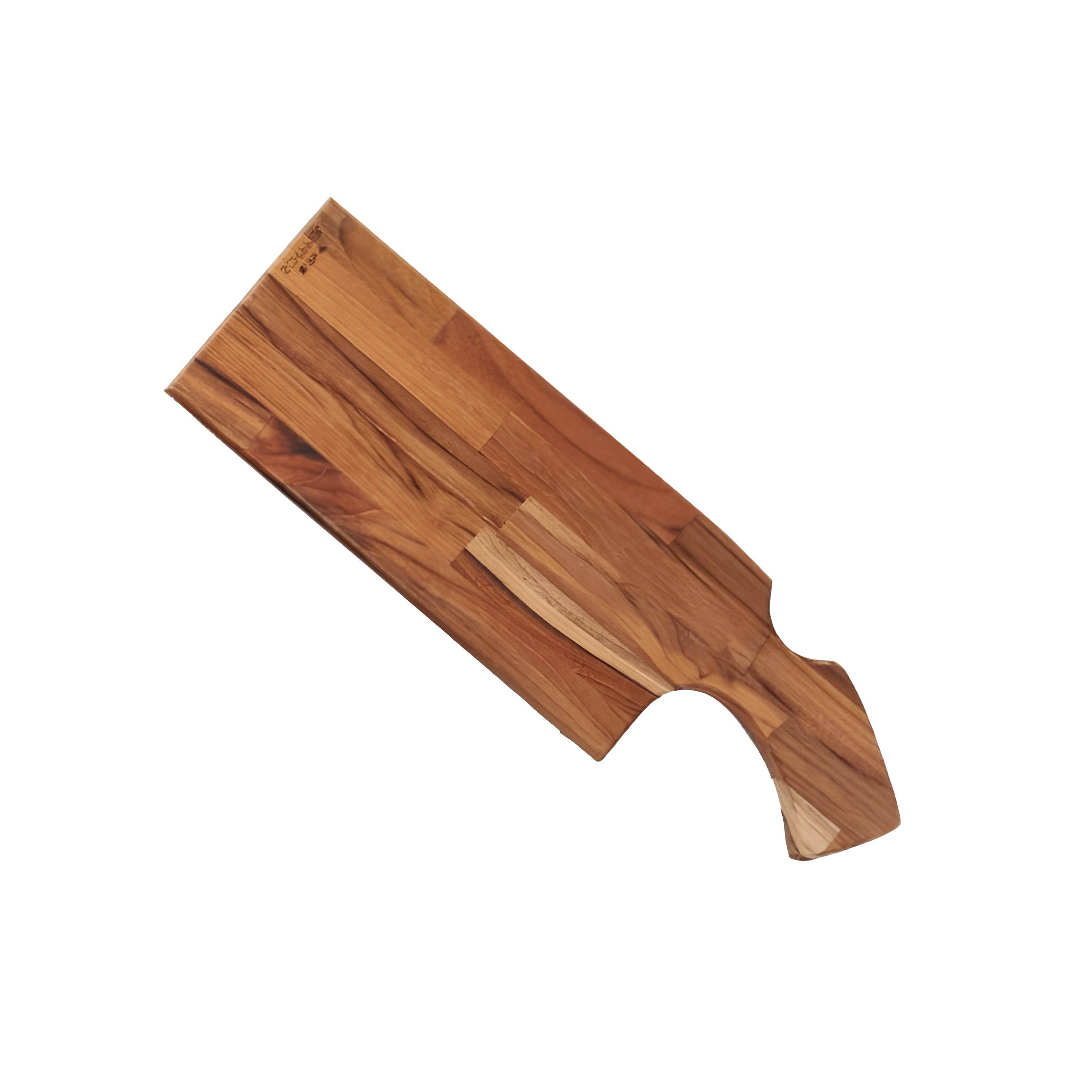 TÁBUA CUTELO BAGUETE MADEIRA TECA 50X15CM     