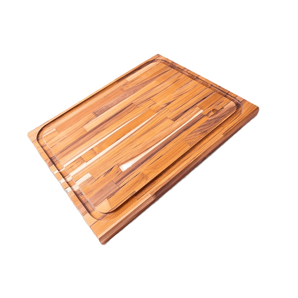PRANCHA CANALETA MADEIRA TECA 40X29CM      