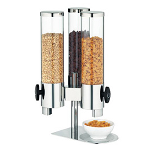 PORTA CEREAIS GIRATÓRIO TRIPLO INOX 3,5L 35,7X35,7CM BASIC WMF  