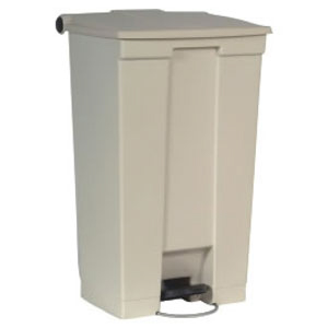 LIXEIRA TAMPA PEDAL 87L 50X41CM  BEGE RUBBERMAID   