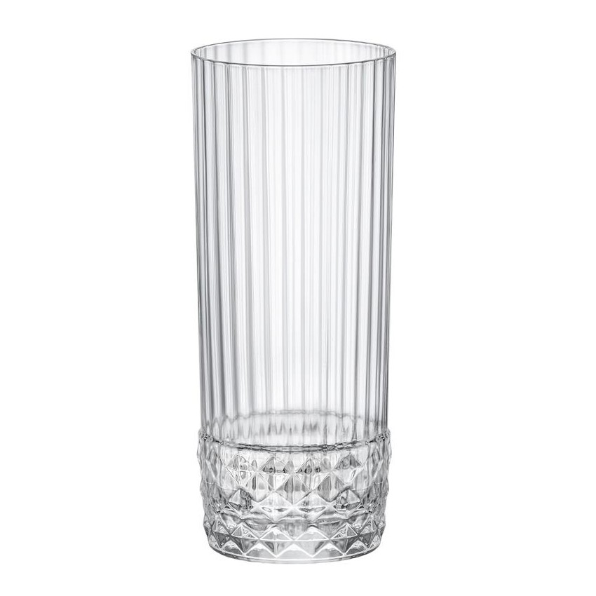 COPO LONG DRINK CRYSTAL GLASS 400ML 16CM AMERICA   