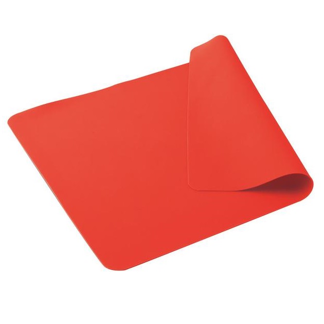 TAPETE SILICONE CONFEITARIA 40X30CM VERMELHO      