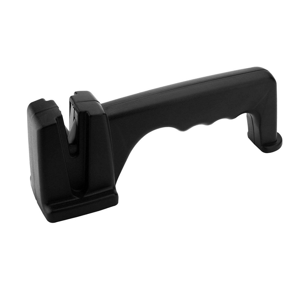 AFIADOR FACAS PLÁSTICO 18X7CM PRETO GOURMET     