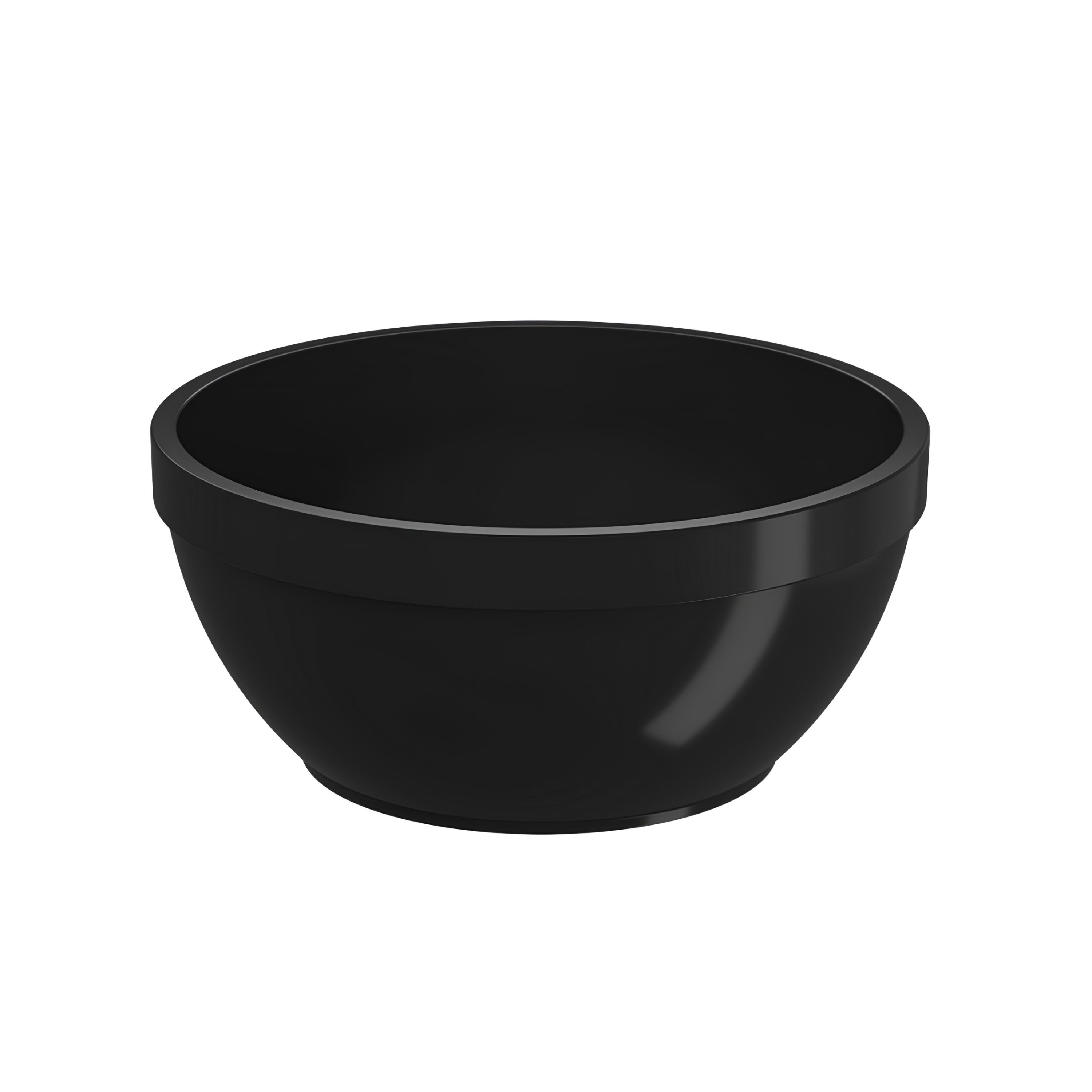 TIGELA EMPILHÁVEL POLIPROPILENO 300ML 11,5CM PRETO UNO    