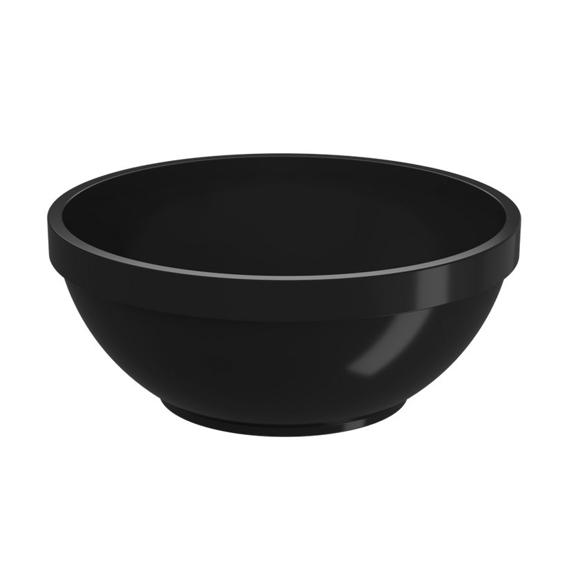 TIGELA EMPILHÁVEL POLIPROPILENO 500ML 14CM PRETO UNO    