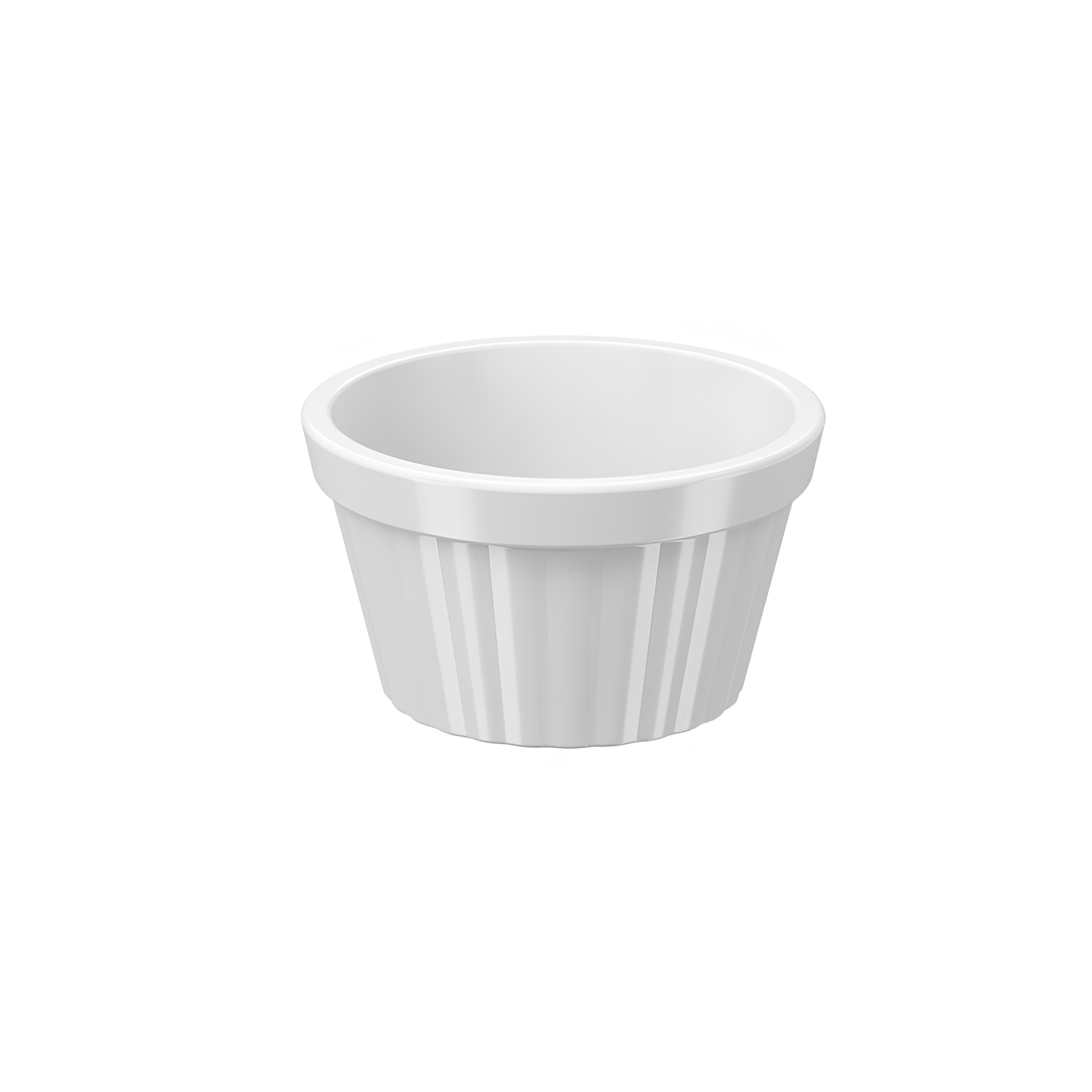 RAMEQUIM CANELADO CÔNICO POLIPROPILENO 90ML 7,5CM BRANCO UNO   