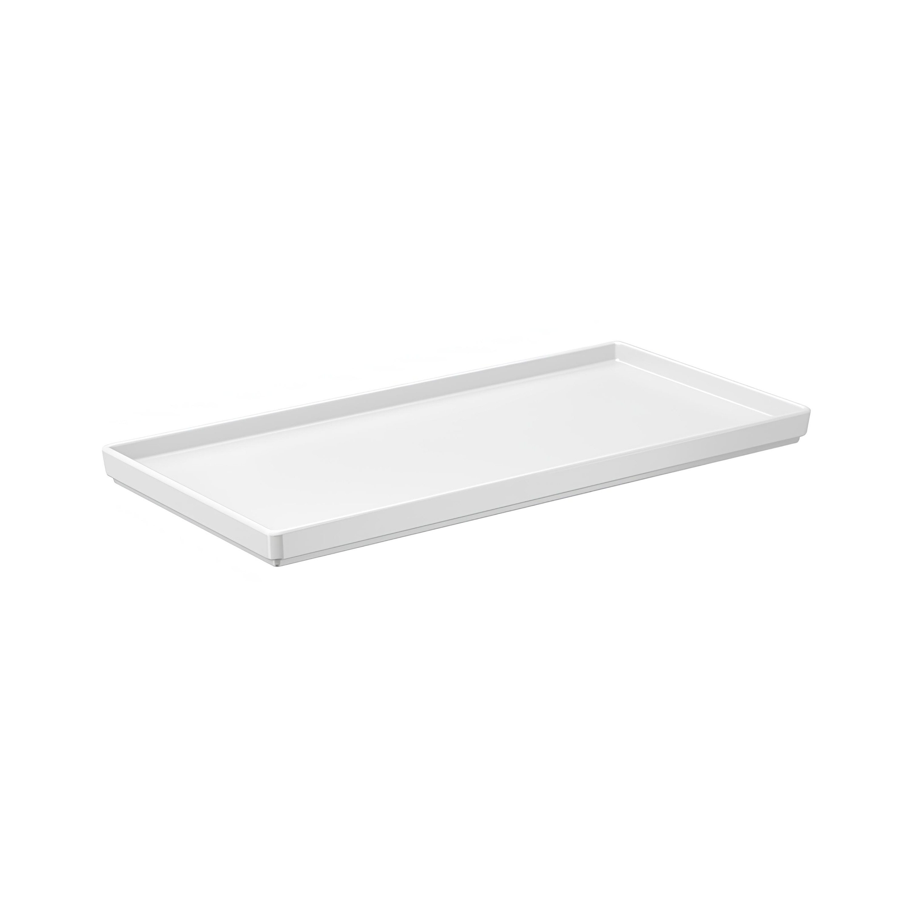 TRAVESSA POLIPROPILENO 27X13CM BRANCO UNO      