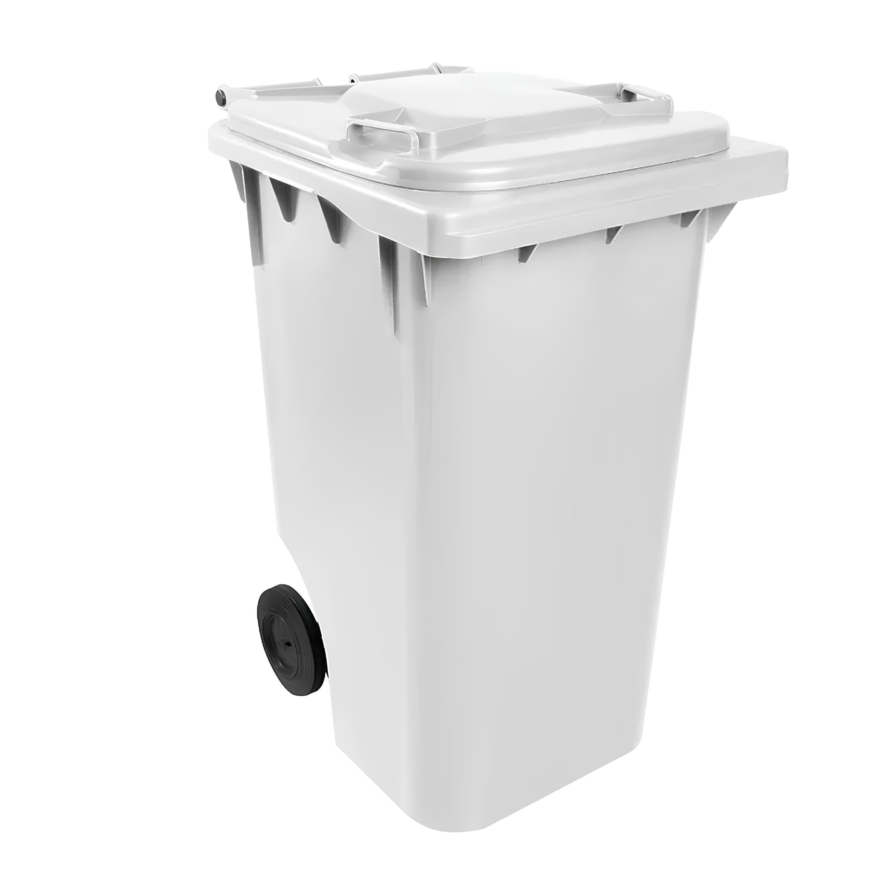 LIXEIRA PLÁSTICO TAMPA RODA 240L 75X60CM     