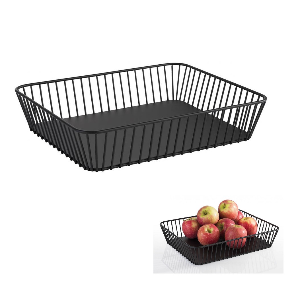 CESTA METAL GN1/2 32,5X26,5CM PRETO URBAN     