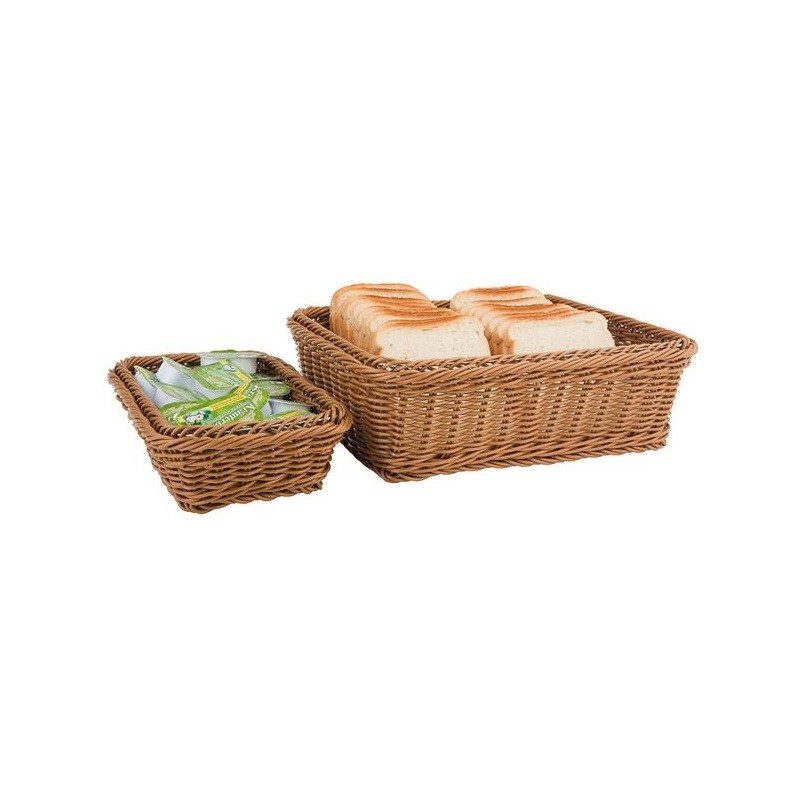 CESTA POLY-RATTAN GN1/2 32,5X26,5CM MARROM LINE     