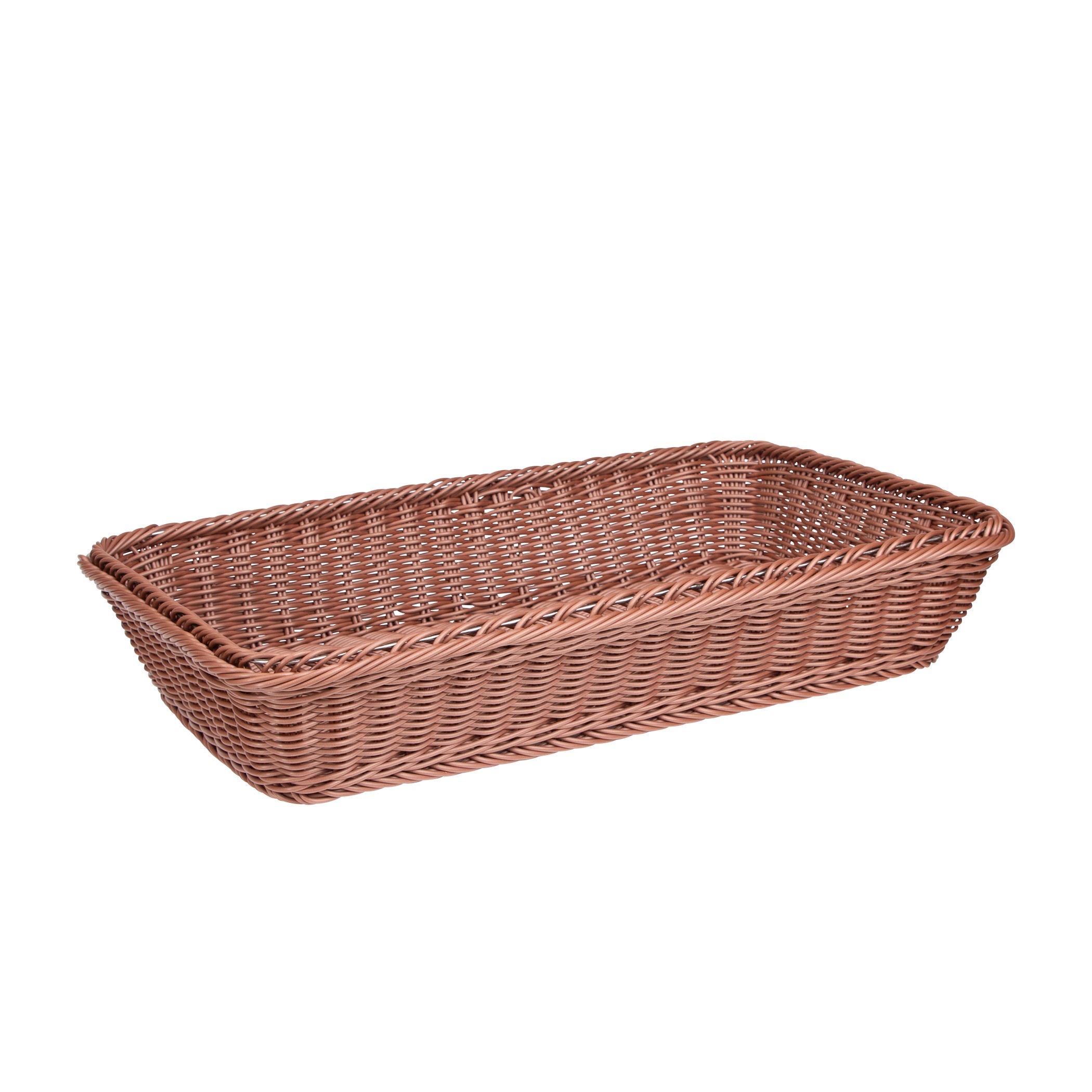 CESTA EMPILHÁVEL INOX/POLIPROPILENO GN 1/1 53X32,5CM MARROM GN LINE