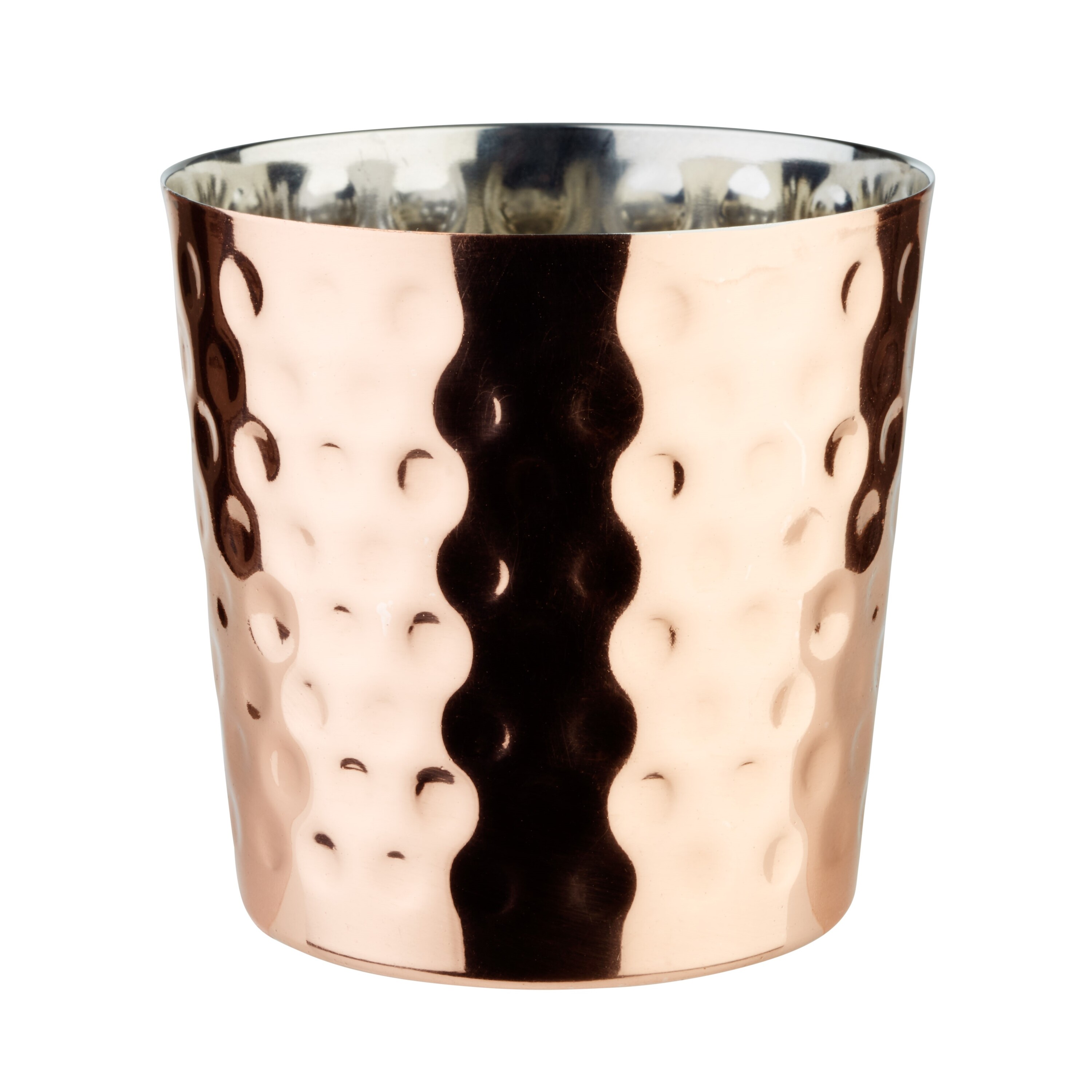 MINI COPO APERITIVOS INOX MARTELADO 8,5CM 350ML    