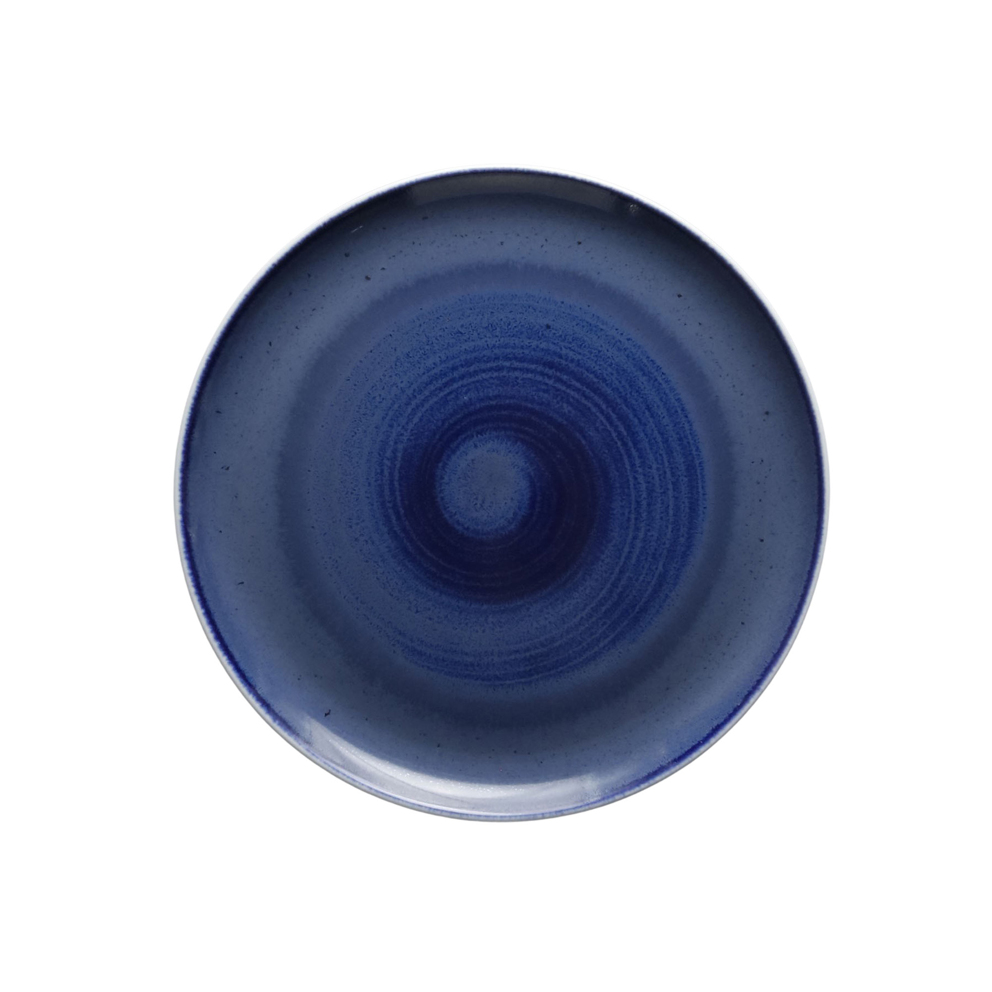 PRATO SOBREMESA PORCELANA 24CM BLUE OCEAN AQUA    