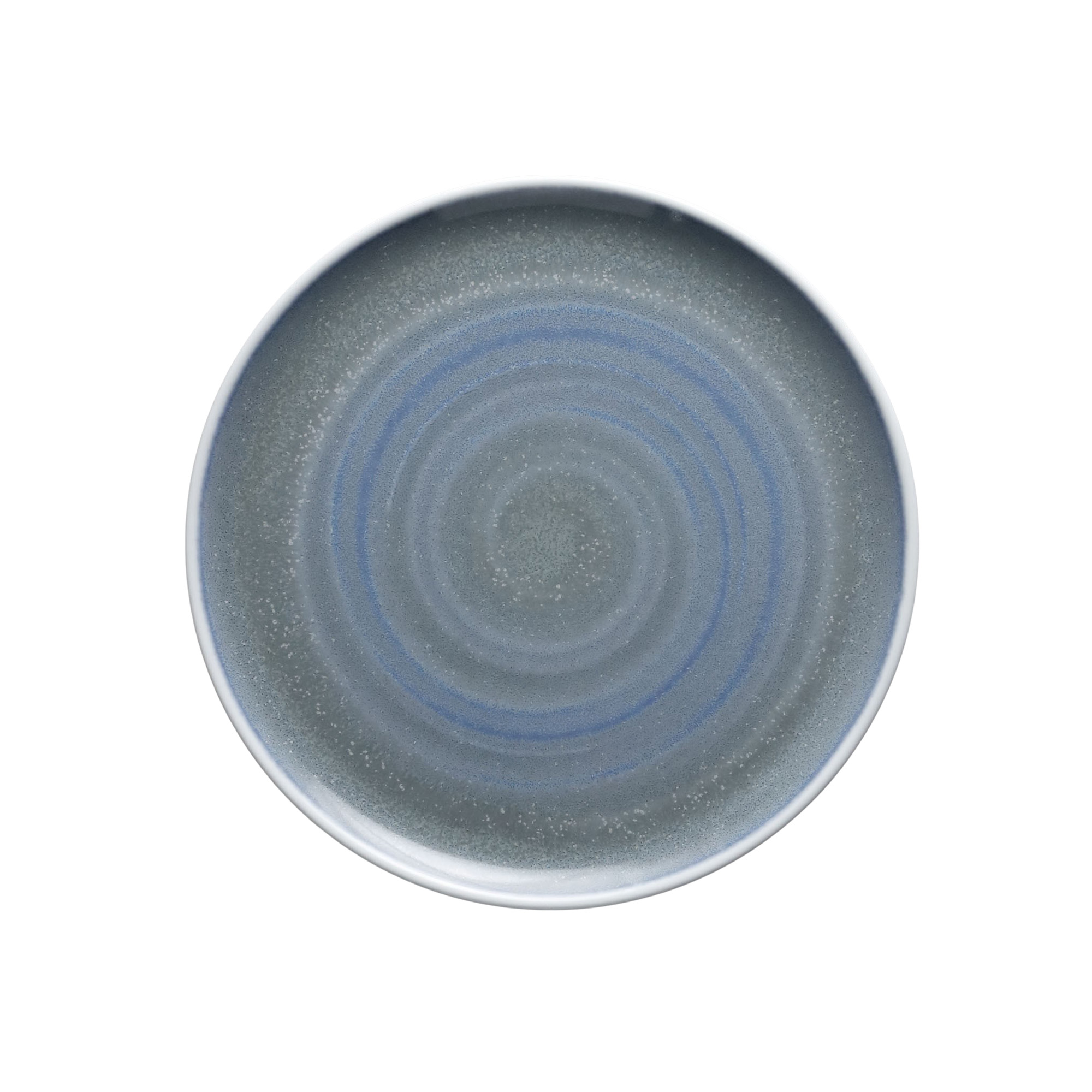 PRATO SOBREMESA PORCELANA 24CM 2,4CM ARTIC AQUA    