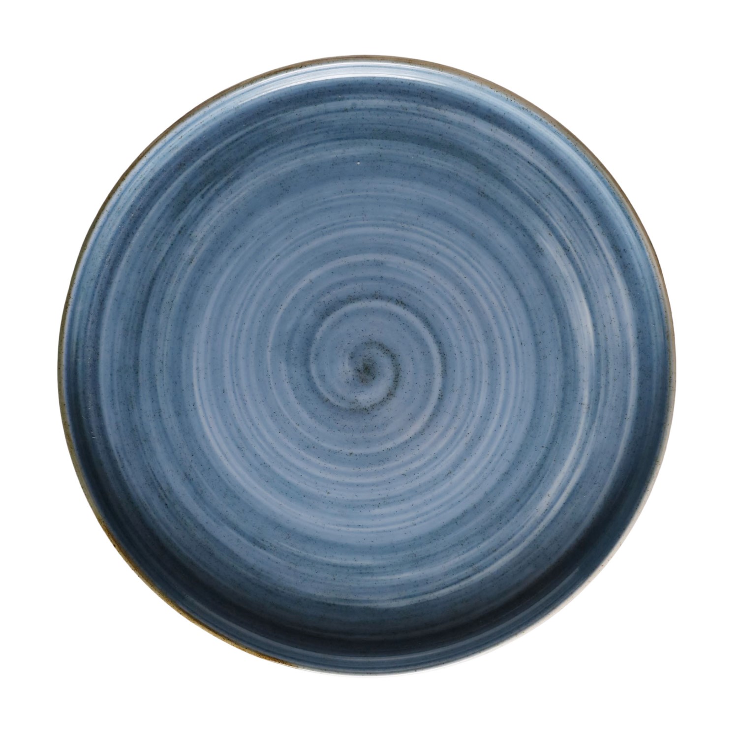 PRATO MESA PORCELANA 27CM AZUL RUSTIC     