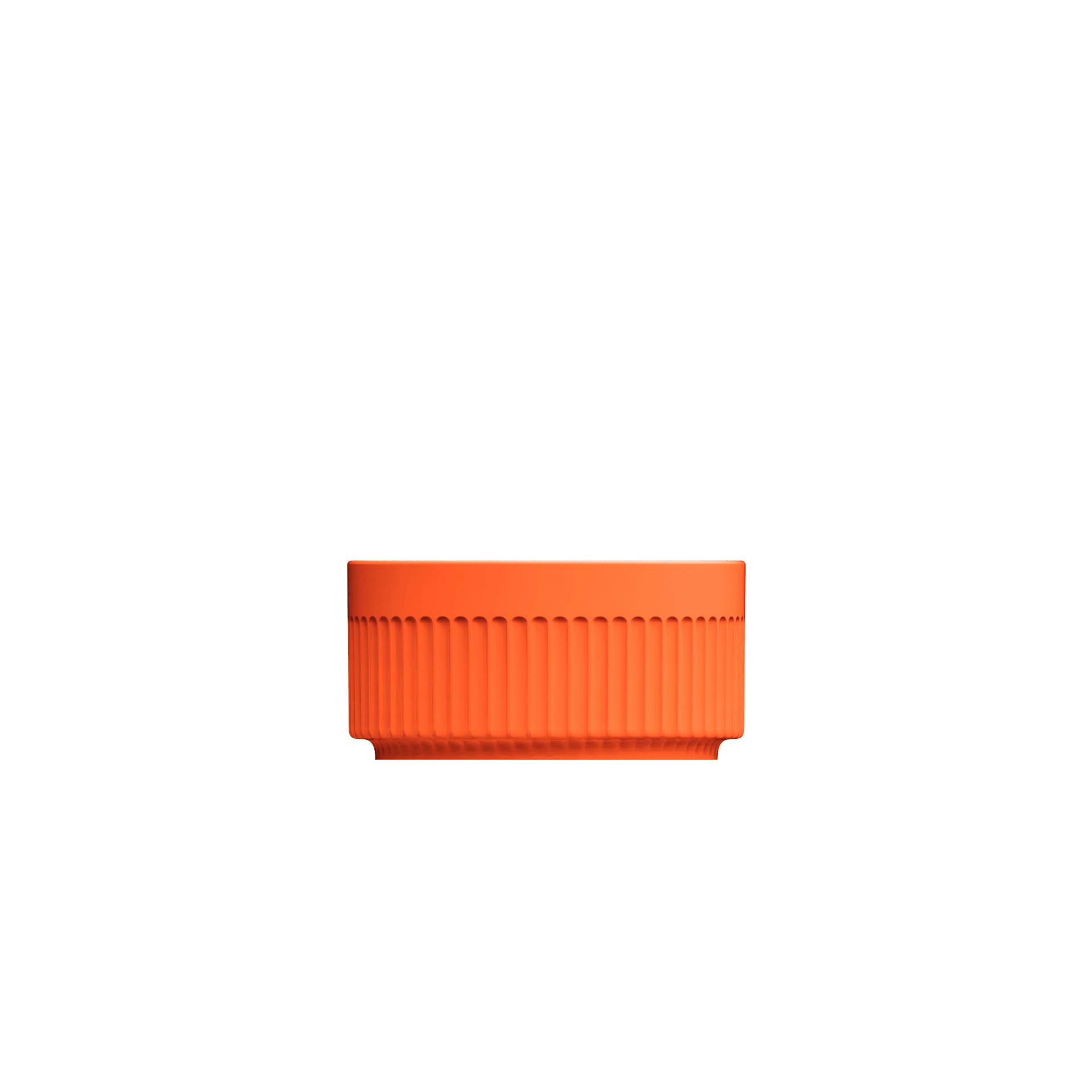 RAMEQUIM PORCELANA 180ML 4,5CM LARANJA      