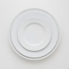 PRATO MESA PORCELANA 27CM WAVES      