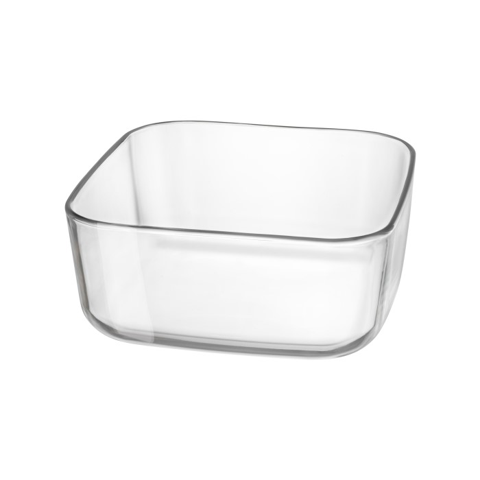TRAVESSA BUFFET ALTA VIDRO 22X22CM  3,3L ORGANIZE   