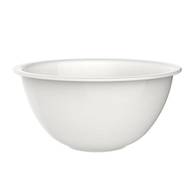 SALADEIRA EMPILHÁVEL VIDRO OPALINO 22CM 2,13L EASY    