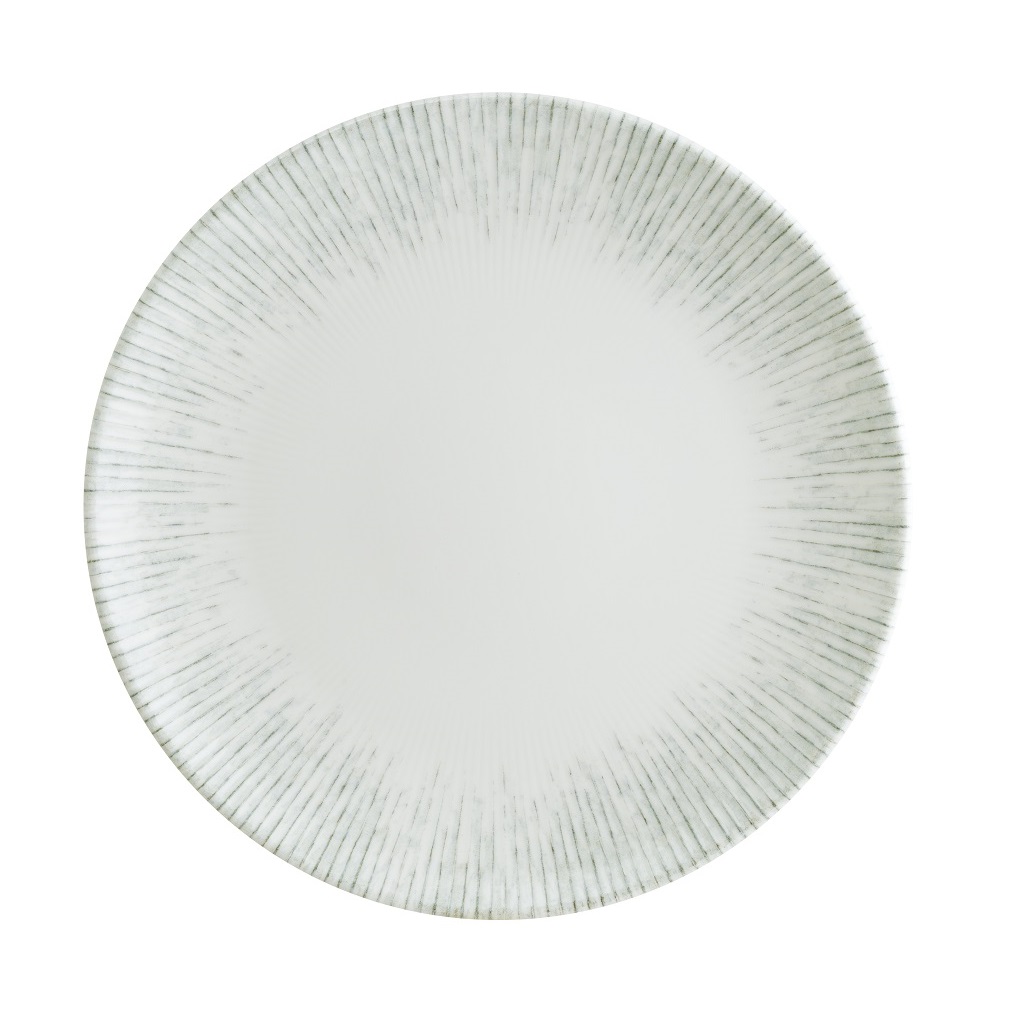 PRATO MESA PORCELANA MULTIUSO 25CM IRIS VERDE BONNA COM GARANTIA 